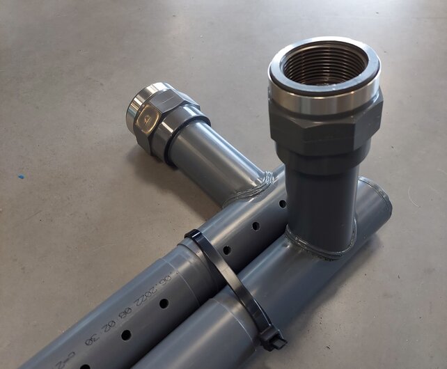 Opzuigbuis PVC