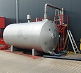 Installatie opslagtank