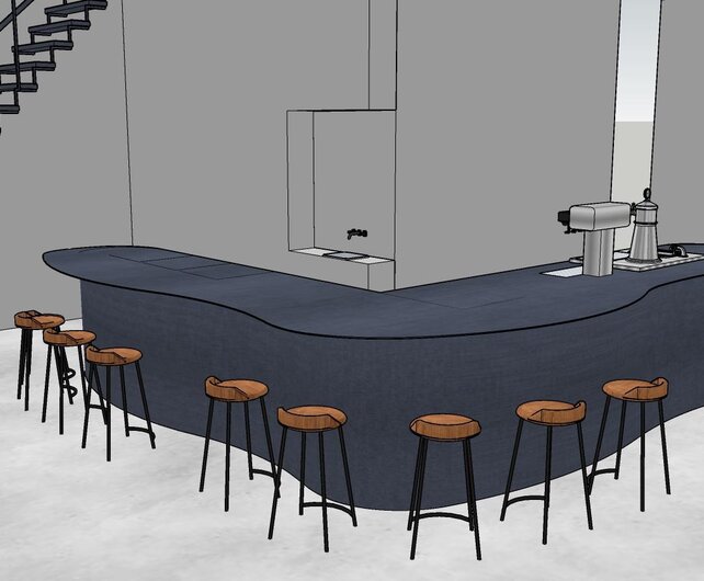 Heudra Maatwerk stalen bar