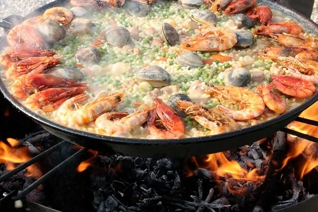 Zeevruchten paella