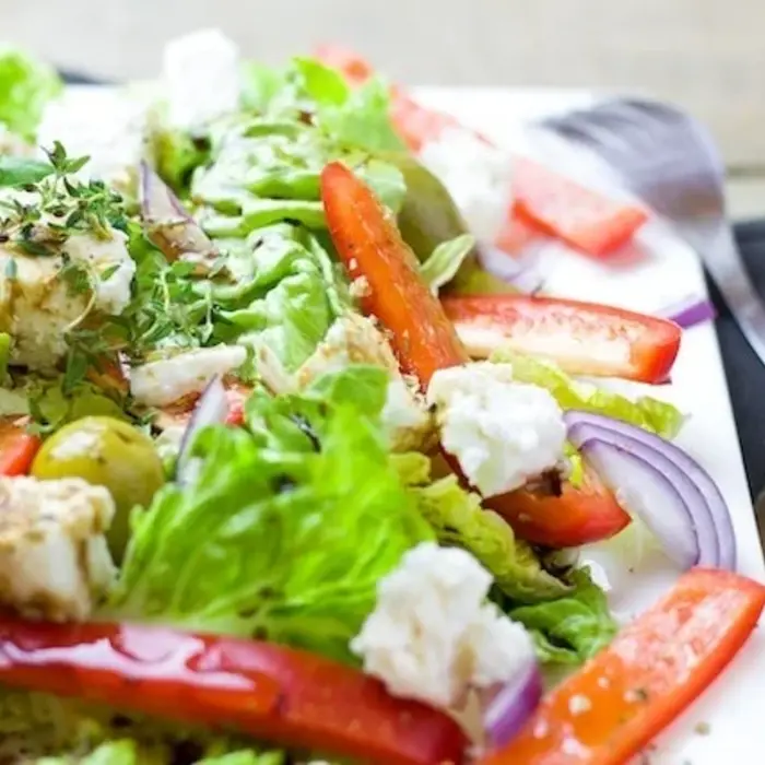 Verfrissende zomerse salade