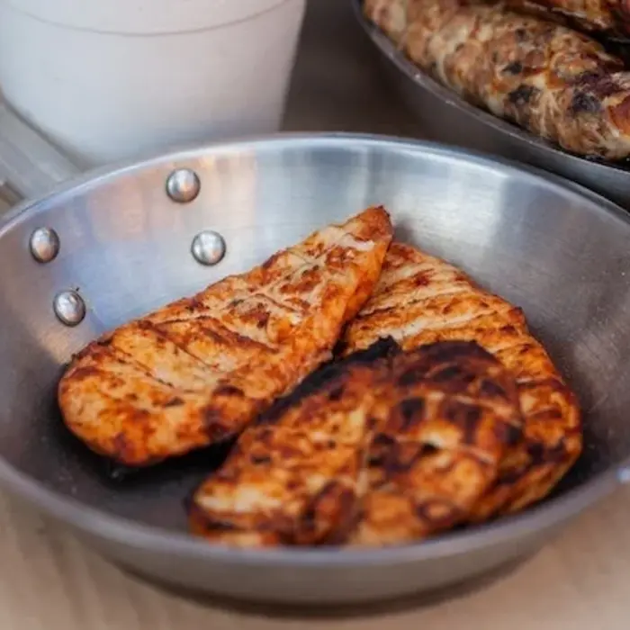 Texas-style gegrilde kippenborst
