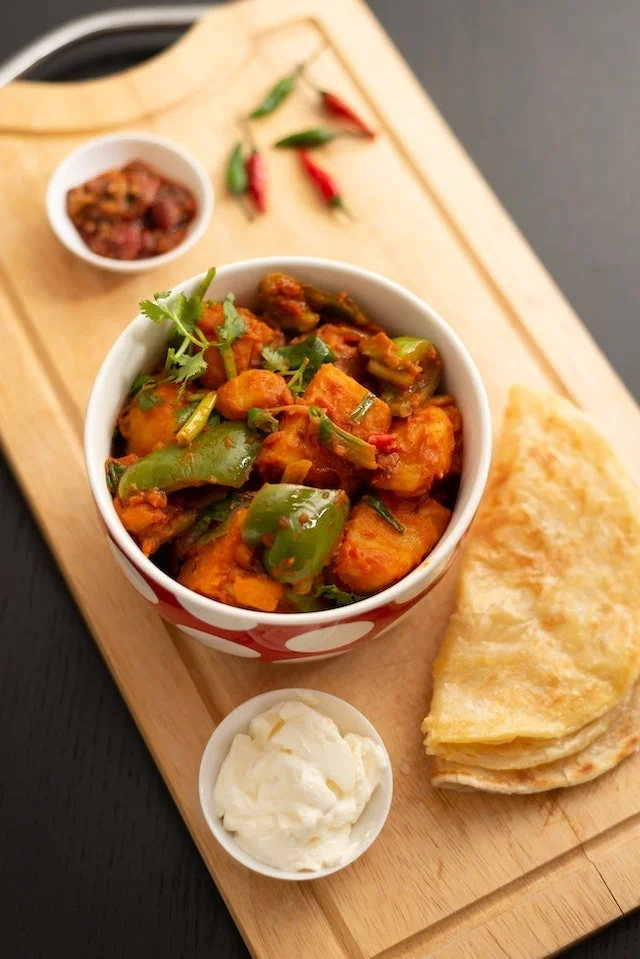 Recept voor Surinaamse kip kerrie met aardappelen