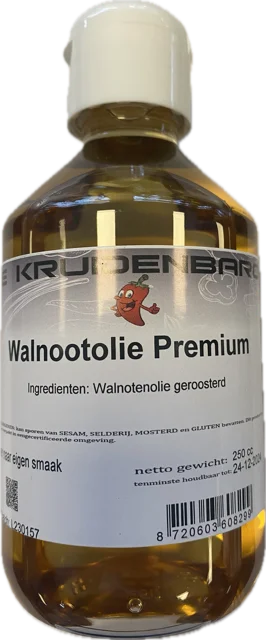 Walnootolie Premium 250 cc