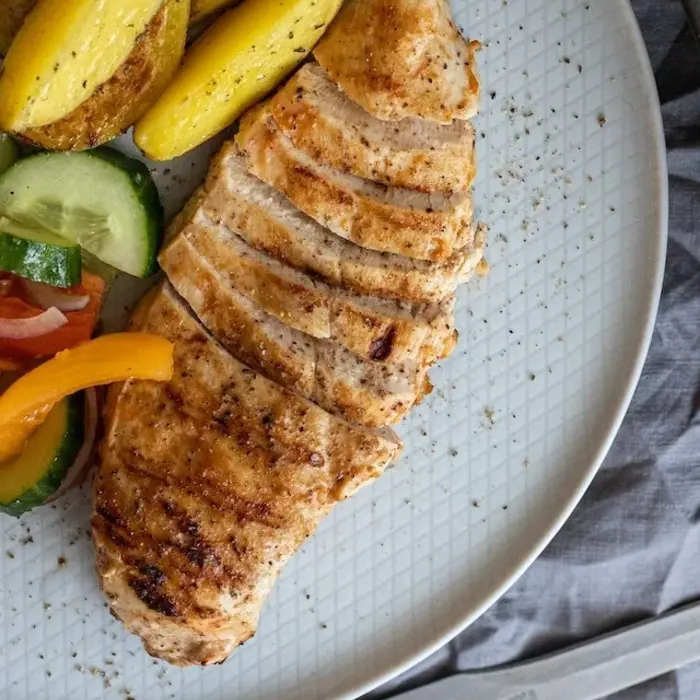 Recept voor kipfilet Met gegrilde groenten