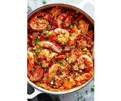 Recept voor jamabalaya met garnalen