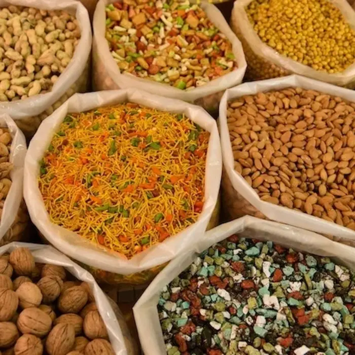 Indonesische pindas met noten kruidenmix