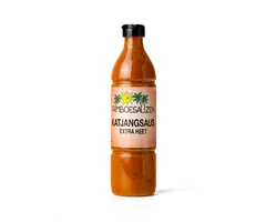 Katjangsaus extra heet 500ml met korte THT