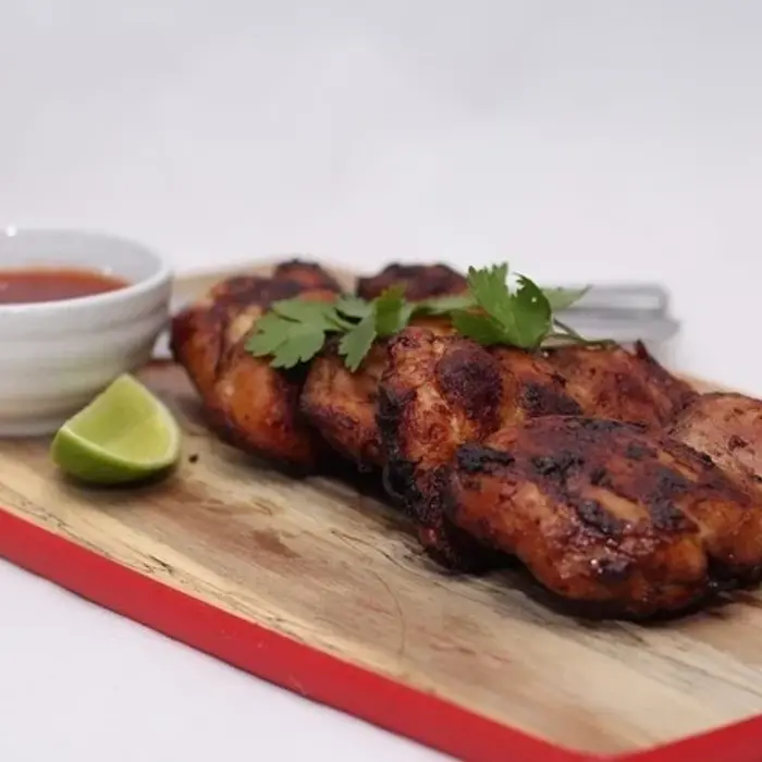 Gegrilde kip met chicken rub
