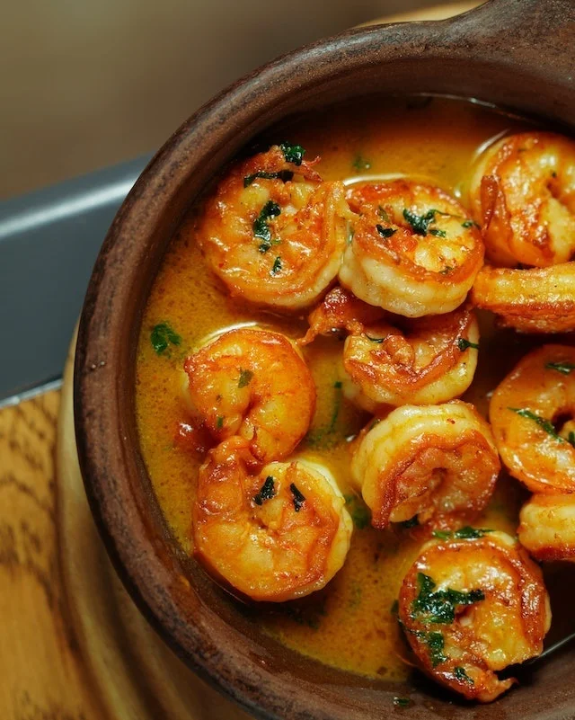 Recept voor garnalen in kerriesaus