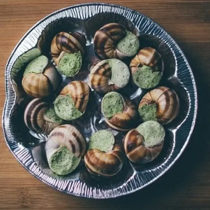 Smaakvolle escargot met knoflookboter