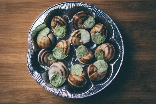 Smaakvolle escargot met knoflookboter