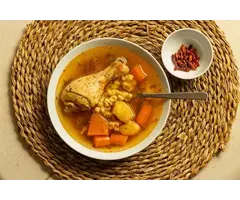 Engelse kippensoep met Engelse kerrie kruiden