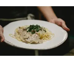 Zoutloze pasta met geroosterde groenten