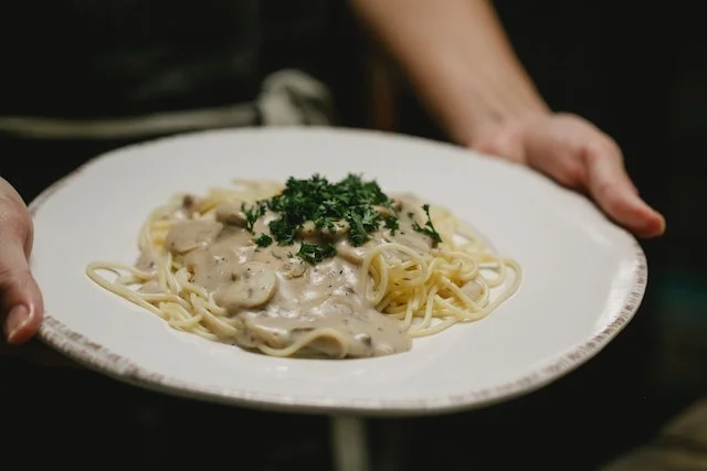 Recept voor zoutloze pasta met geroosterde groenten