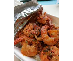 Orientaalse rub garnalen skewers