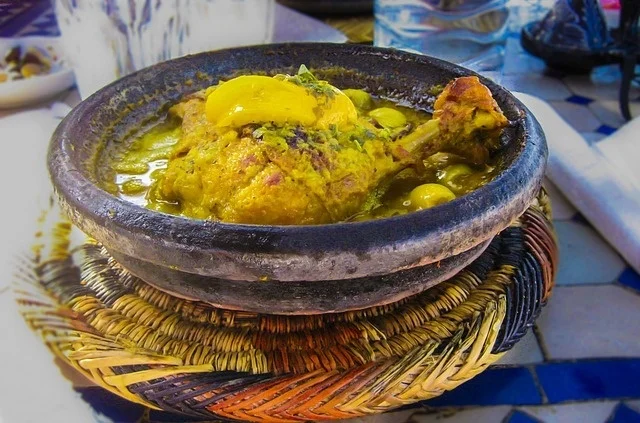 Marokkaanse kip tajine
