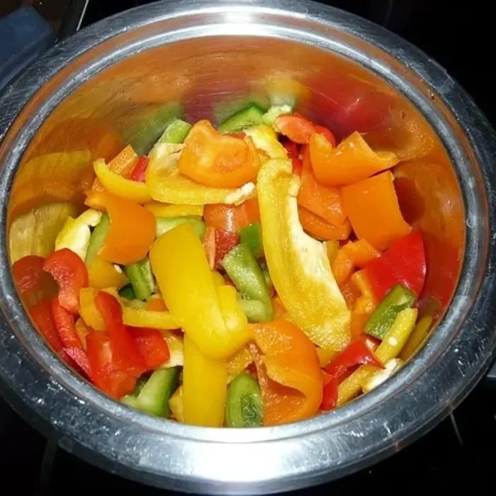 Vegetarische stoofpot met De chakalaka kruiden van de Kruidenbaron