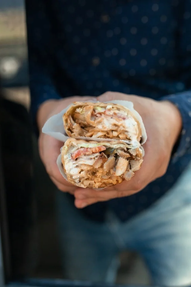 Gezonde shoarma wrap