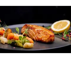 Gegrilde zalm met ras el hanout