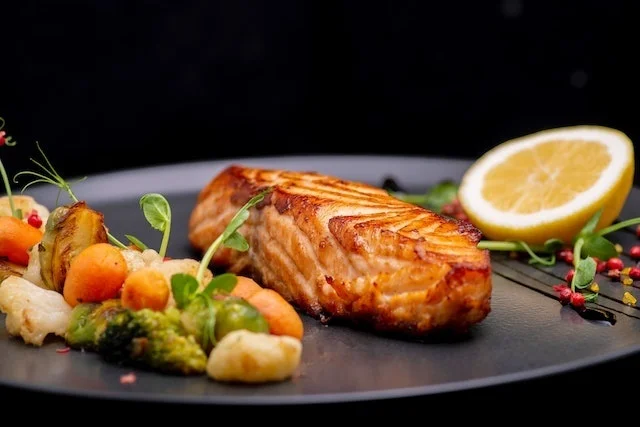 Gegrilde zalm met ras el hanout