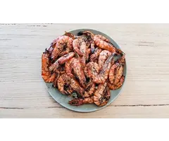 Gegrilde garnalen met seafood rub