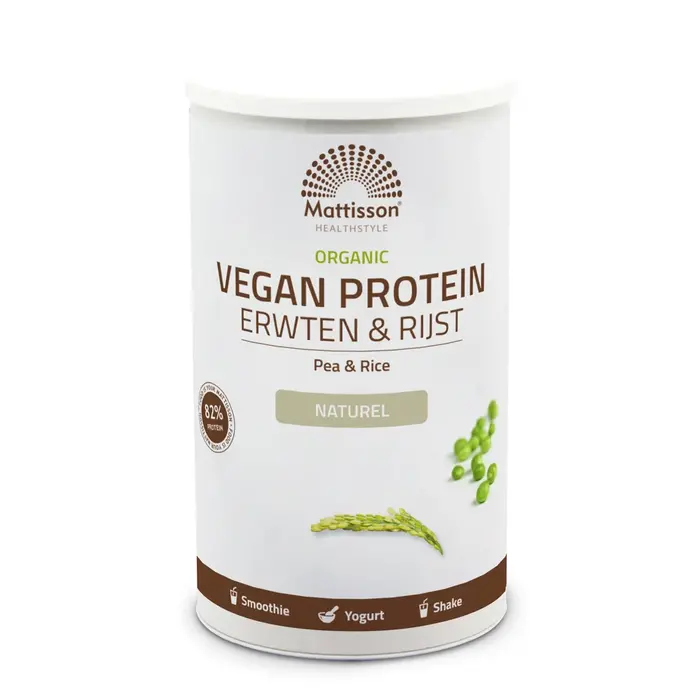 Biologisch Vegan proteïne poeder - Erwten & Rijst - 500 gram