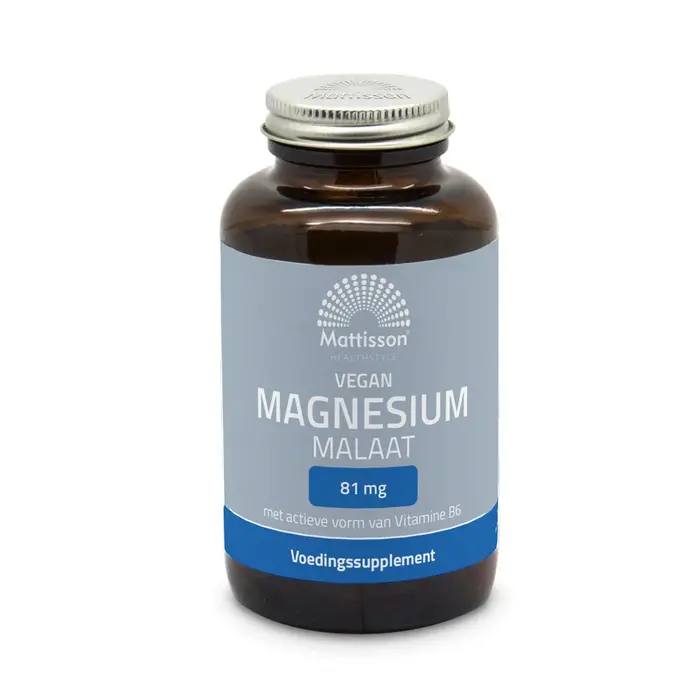 Magnesium Malaat 81 mg - 11,5% elementair magnesium - 90 capsules