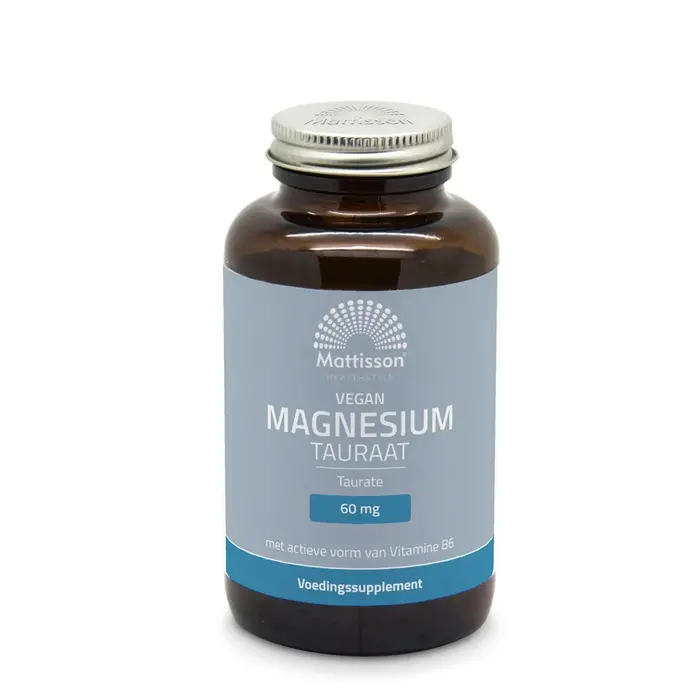 Magnesium Tauraat met Vitamine B6 - 120 capsules