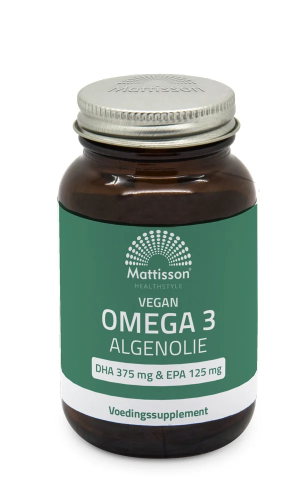 Vegan Omega 3 Algenolie DHA 375mg / EPA 125mg - 60 caps