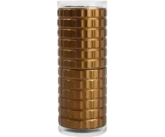 Peper- of zoutmolen geribbeld rosegoud 125 mm