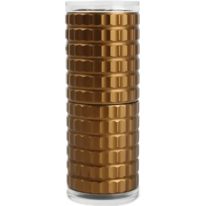 Peper- of zoutmolen geribbeld rosegoud 125 mm