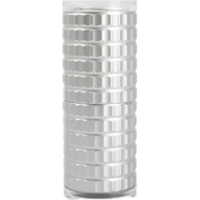 Peper- of zoutmolen geribbeld zilver 125 mm