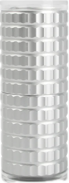 Peper- of zoutmolen geribbeld zilver 125 mm