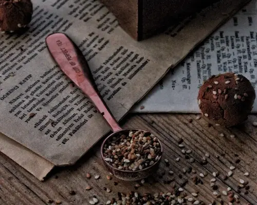 Sesamzaad: gepeld, geroosterd én zwart