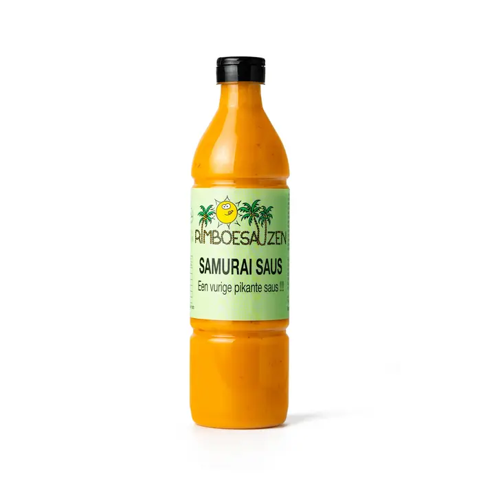 Samurai saus 500ml  met korte THT
