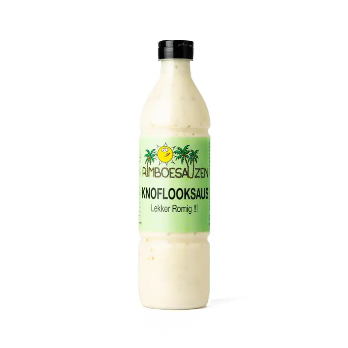 Knoflooksaus 500ml met korte THT
