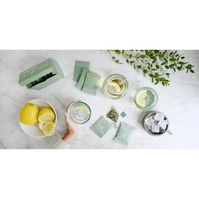 Tea leaves organic Green Lemon Nr. 10 Korte THT