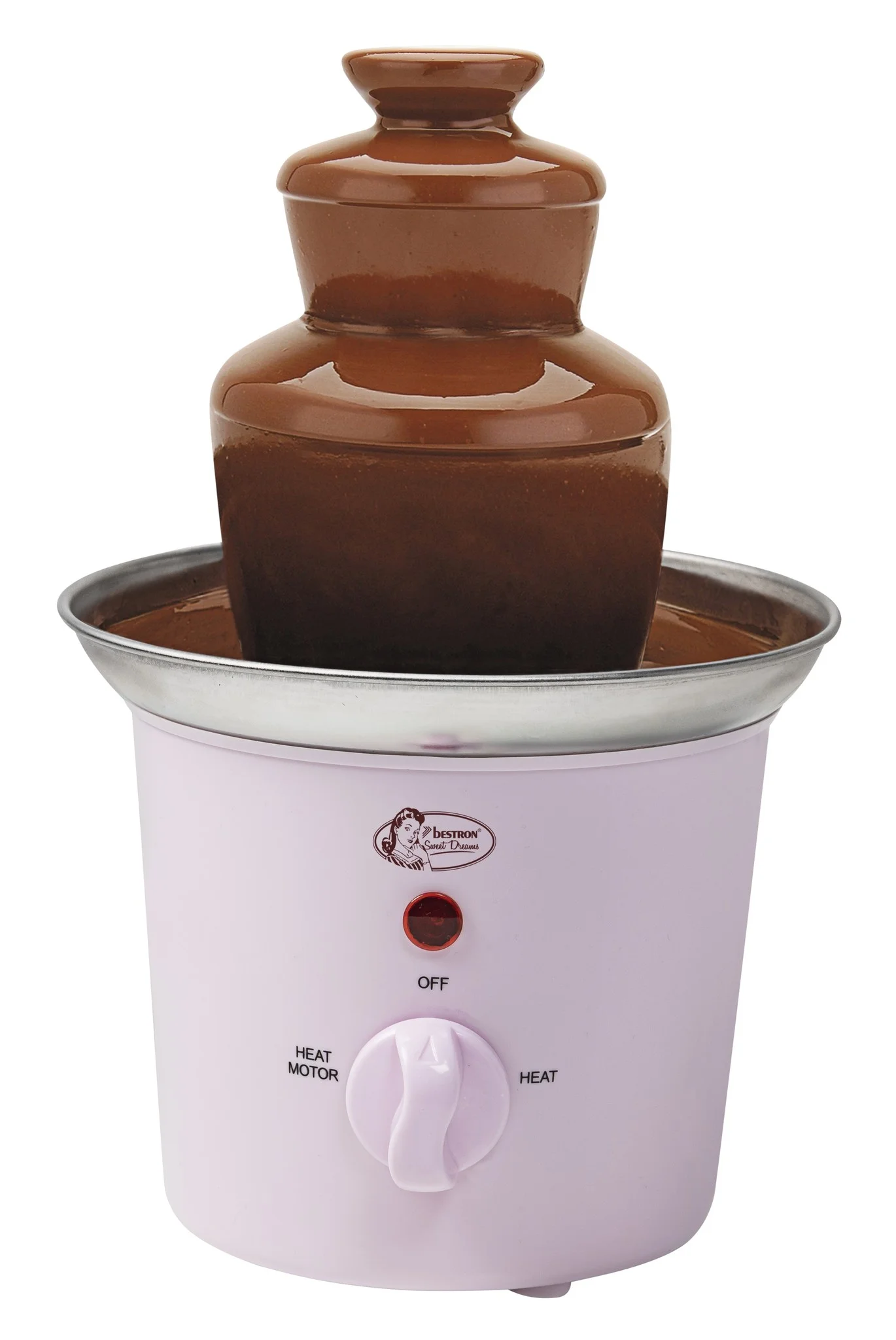 Bestron Bestron chocolade fontein Roze ACF300P