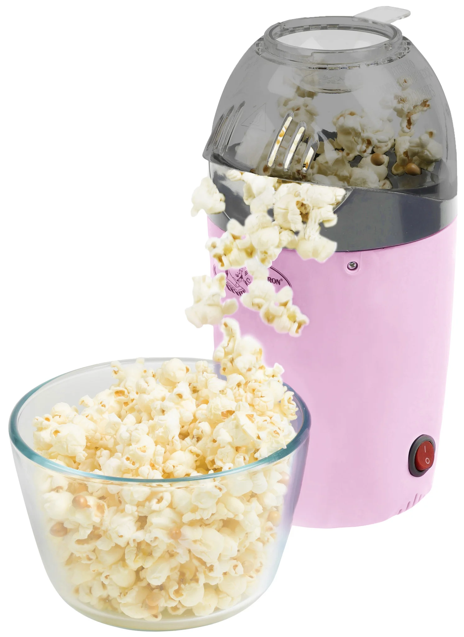 Bestron Bestron popcornmachine Roze APC100 inclusief popcorn startpakket