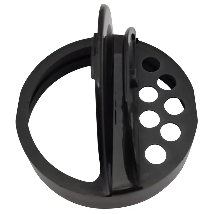 Strooibus kunststof 1 Liter met zwarte deksel