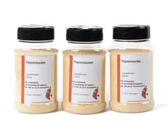Popcornsuiker 3 strooibussen á 400 gram