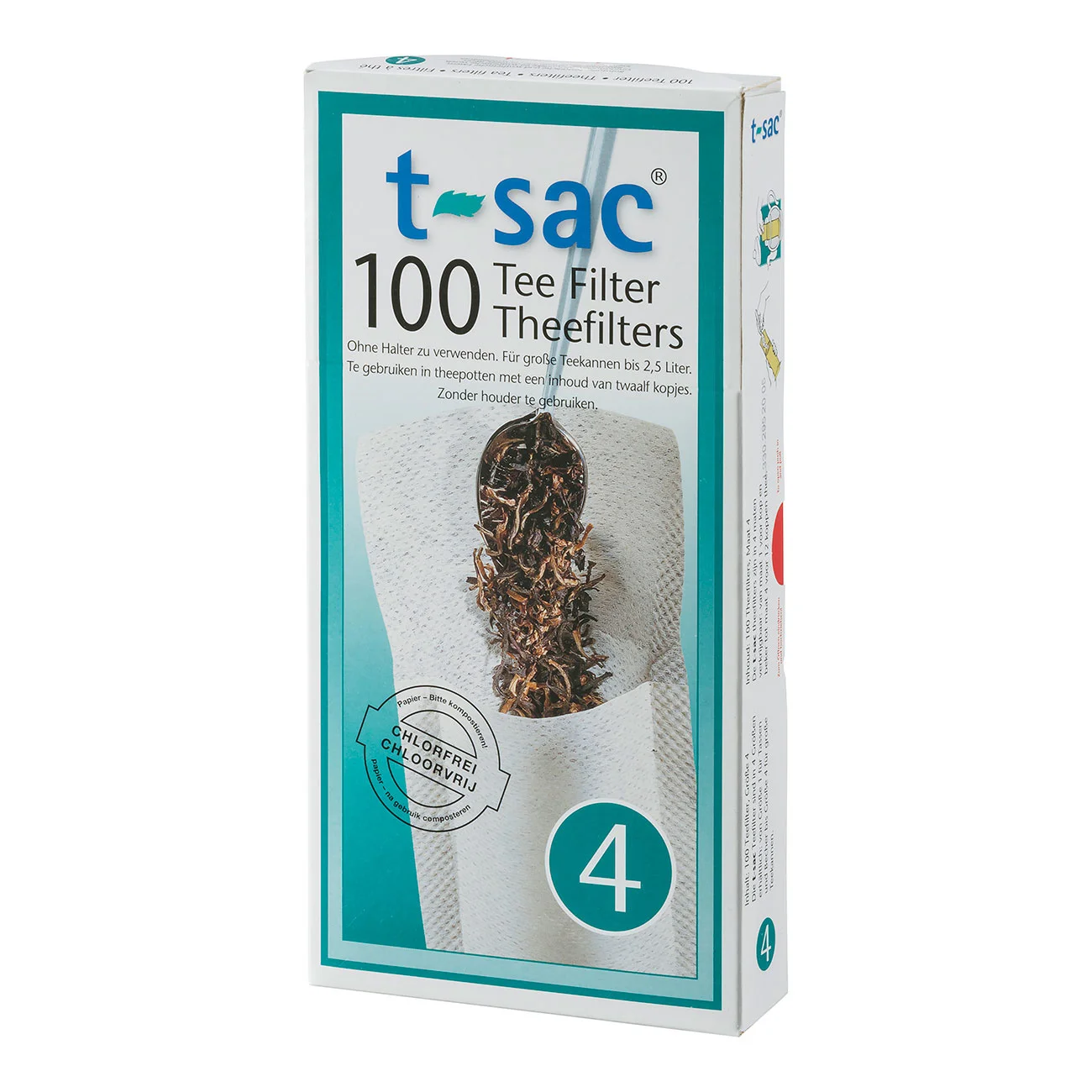 T-Sac theefilter nr. 4 (100 stuks)