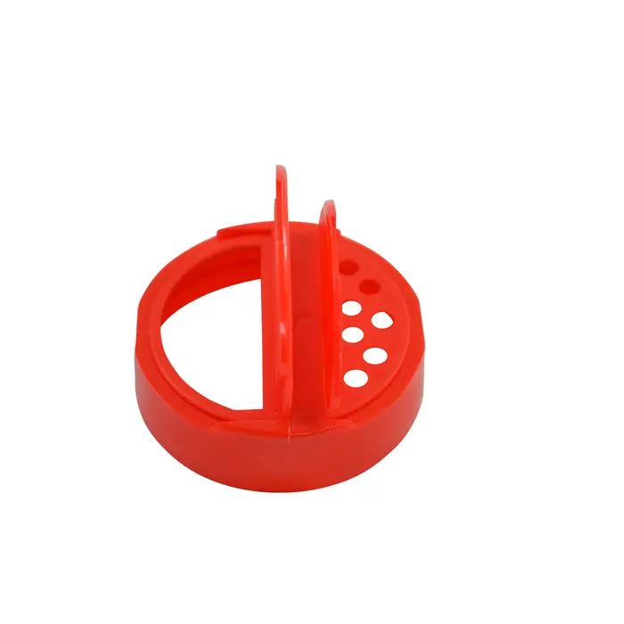 Strooibus kunststof 330 ml met rode deksel