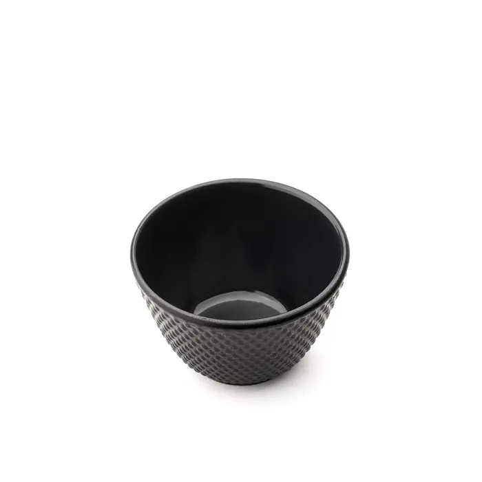 Kopjes Jang  gietijzer zwart set a 2 stuks