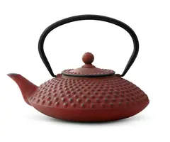 Theepot Xilin 1.25 L gietijzer rood