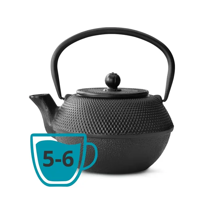 Bredemeijer Theepot Jang 1.1 L gietijzer zwart