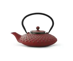 Theepot Xilin 0.8 L gietijzer rood
