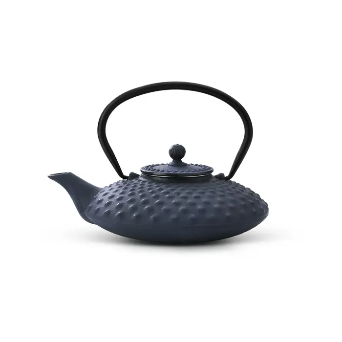 Bredemeijer Theepot Xilin 0.8 L gietijzer blauw