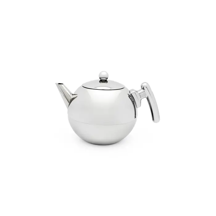 Bredemeijer Theepot Bella Ronde vlak 1.2 L chroom beslag